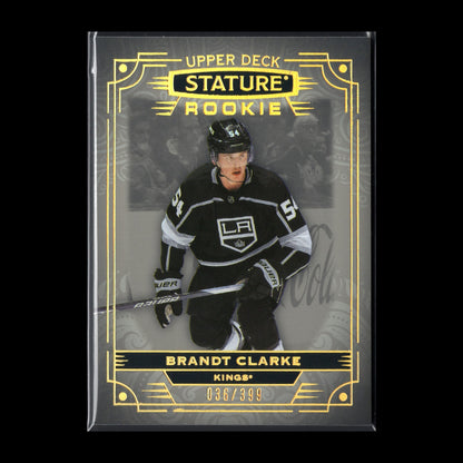 2022-23 Upper Deck Stature BRANDT CLARKE #141 RC /399 - Los Angeles Kings