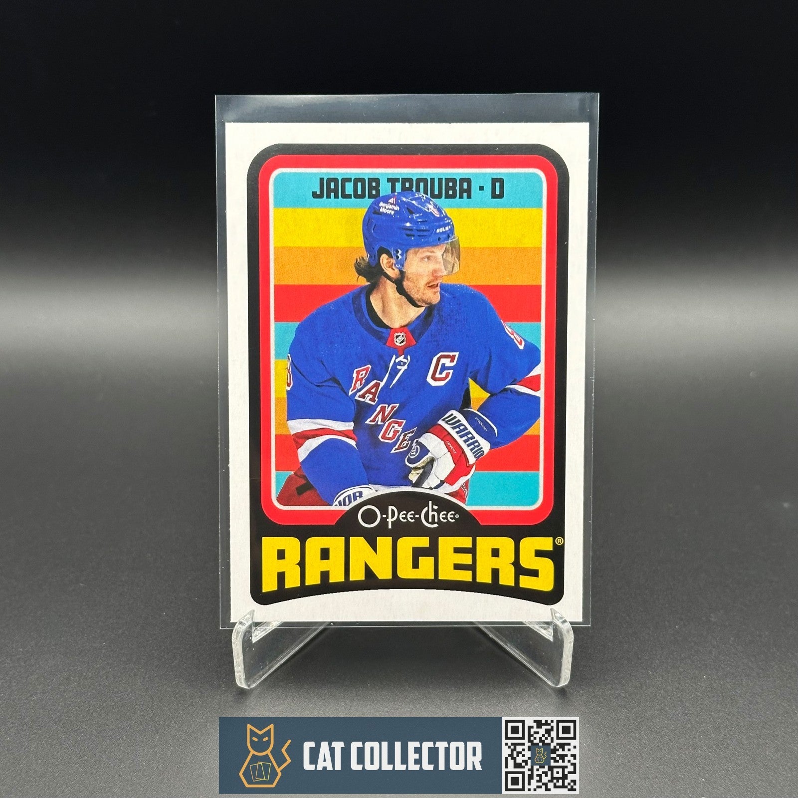 2024-25 O-Pee-Chee Hockey JACOB TROUBA #249 Retro - New York Rangers
