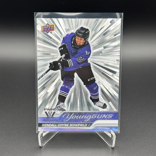 2024-25 UD PWHL KENDALL COYNE SCHOFIELD #53 Young Guns Outburst RC 1st EDITION!