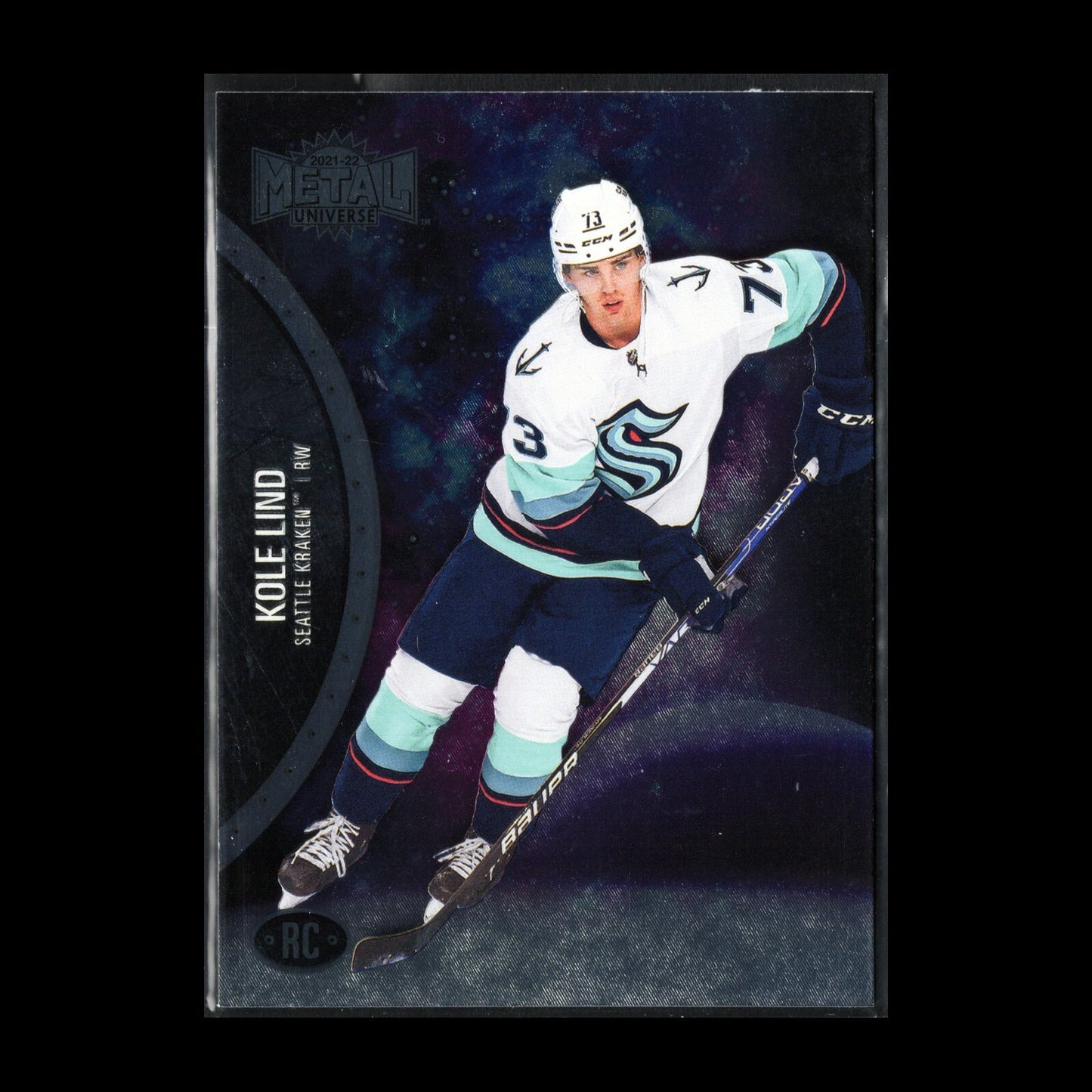 2021-22 SkyBox Metal Universe KOLE LIND #193 Rookie RC - Seattle Kraken