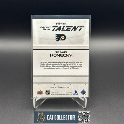 2024-25 UD Credentials TRAVIS KONECNY #FRT-TK Front Row Talent