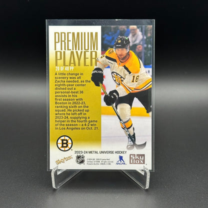 2023-24 SkyBox Metal Universe PAVEL ZACHA #20 Premium Player