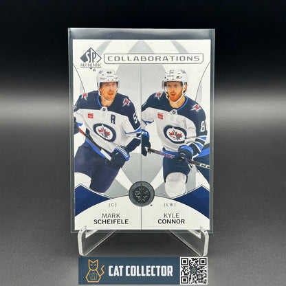 2024-25 UD SP Authentic MARK SCHEIFELE / KYLE CONNOR #C-23 Collaborations
