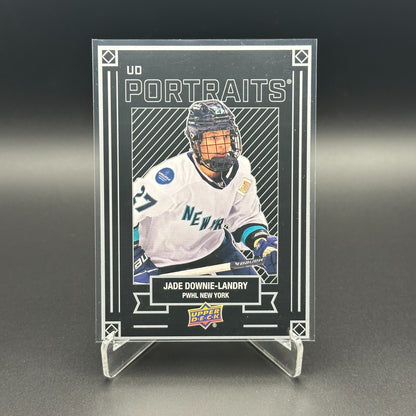 2024-25 UD PWHL JADE DOWNIE-LANDRY #P-15 UD Portraits - 1st EDITION!