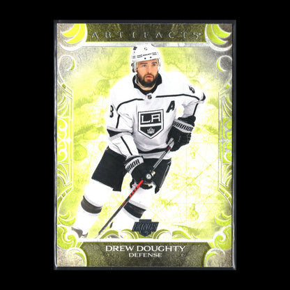 2024-25 UD Artifacts DREW DOUGHTY #24 Neon Green - Los Angeles Kings