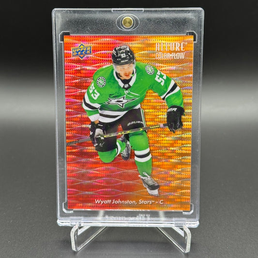 2023-24 UD Allure WYATT JOHNSTON #CF-14 Color Flow Red-Orange Spectrum 16/299