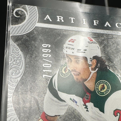 2024-25 UD Artifacts MARAT KHUSNUTDINOV #191 Silver RC /999 - Minnesota Wild