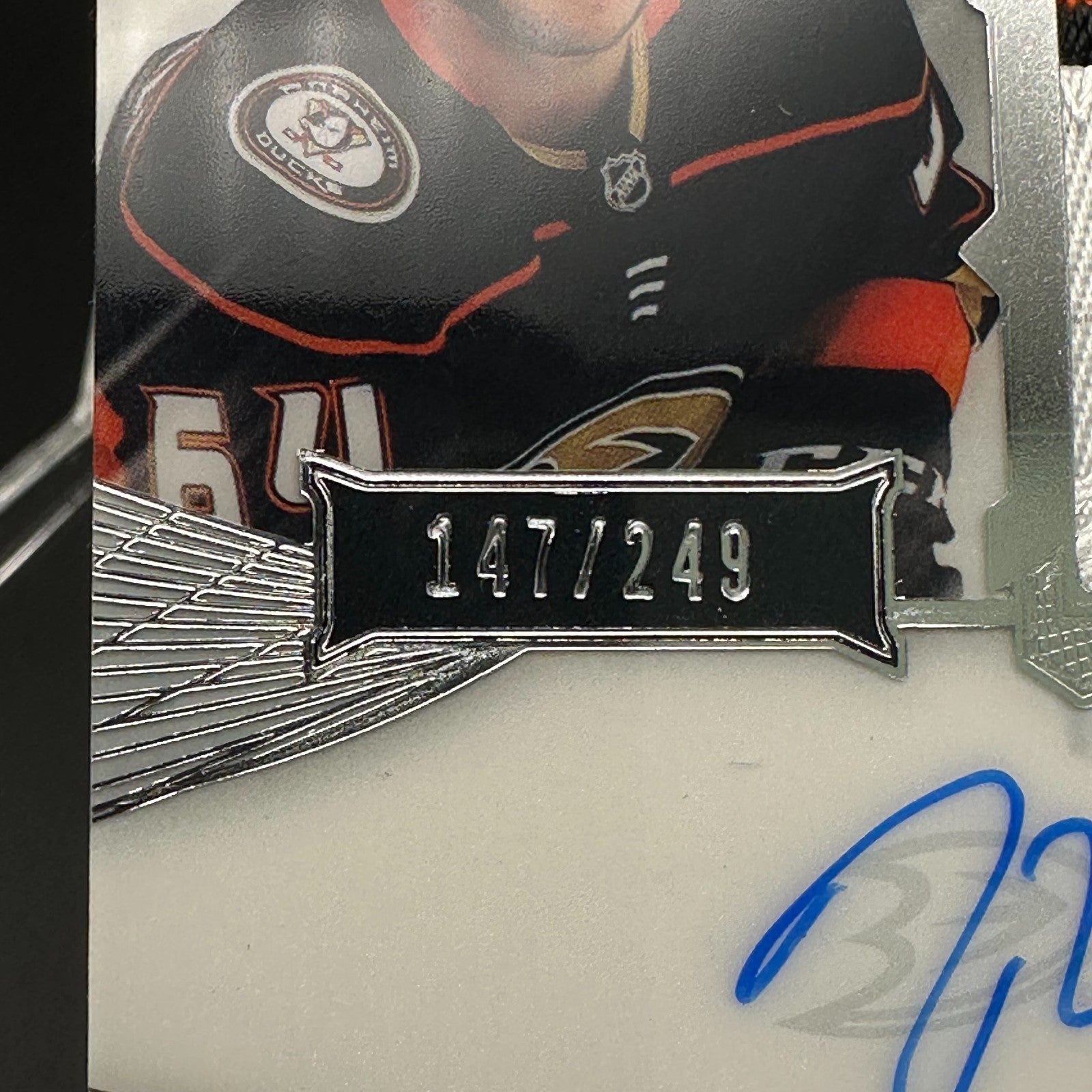 2022-23 UD Premier JACOB PERREAULT #AR-JP Rookie Auto Patch RC /249