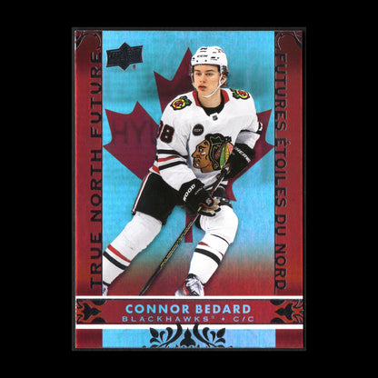 2024-25 UD Tim Hortons CONNOR BEDARD #TH-1 True North Future Chicago Blackhawks