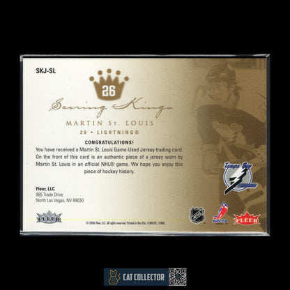 2006-07 Fleer Ultra MARTIN ST. LOUIS #SKJ-SL Scoring Kings Jersey