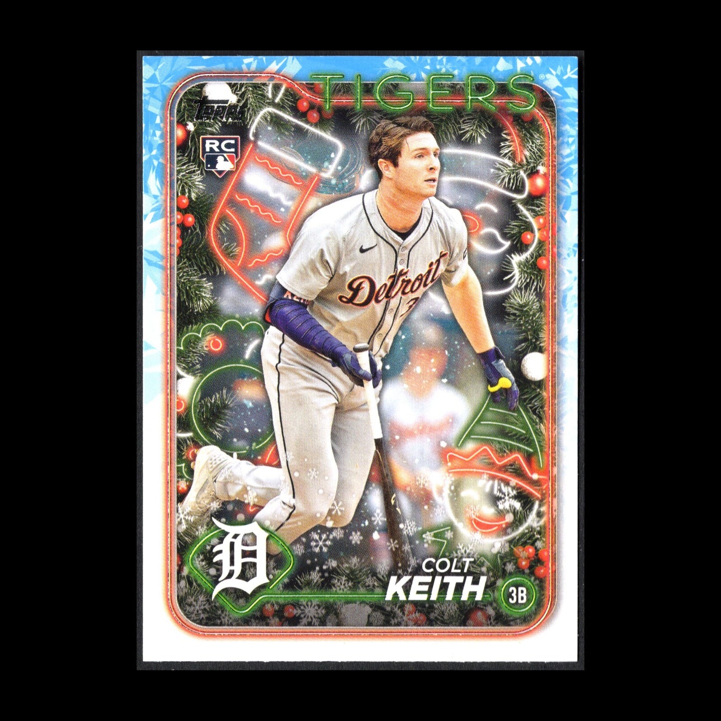 2024 Topps Holiday COLT KEITH #H62 RC - Detroit Tigers