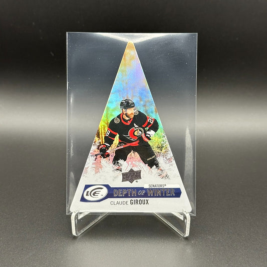 2023-24 UD Ice CLAUDE GIROUX #DW-8 Depth of Winter - Ottawa Senators