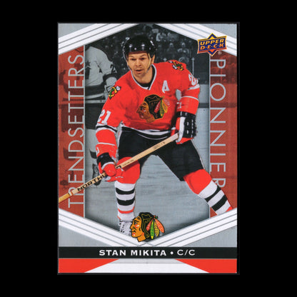 2023 UD Tim Hortons STAN MIKITA #T-7 Trendsetters - Chicago Blackhawks