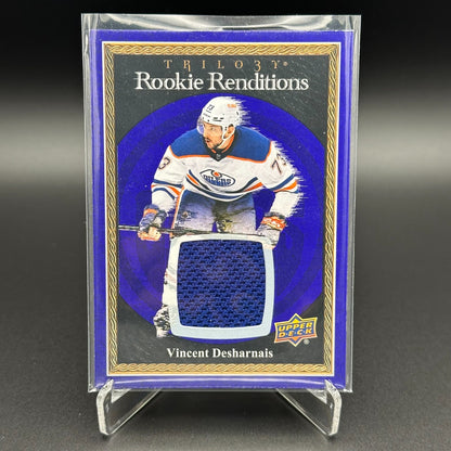 2023-24 UD Trilogy VINCENT DESHARNAIS #RR-38 Rookie Renditions Jersey