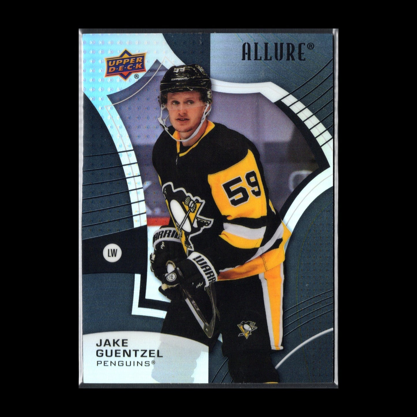 2021-22 UD Allure JAKE GUENTZEL #78 Black Rainbow - Pittsburgh Penguins