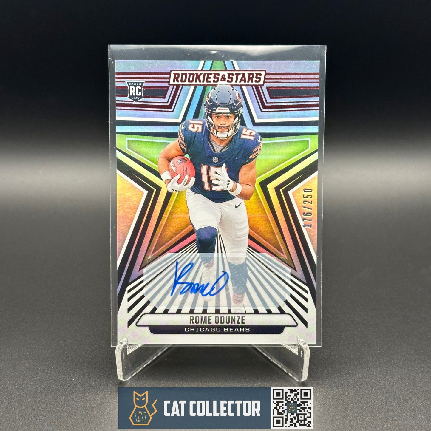 2024 Panini Rookies & Stars ROME ODUNZE #186 Rookie RC Auto 176/250