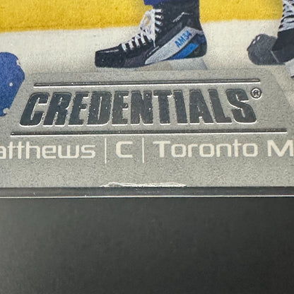 2024-25 UD Credentials AUSTON MATTHEWS #TH-AM That's a Hatty Toronto Maple Leafs