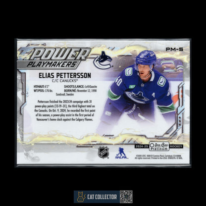 2024-25 O-Pee-Chee Platinum ELIAS PETTERSON #PM-5 Power Playmakers