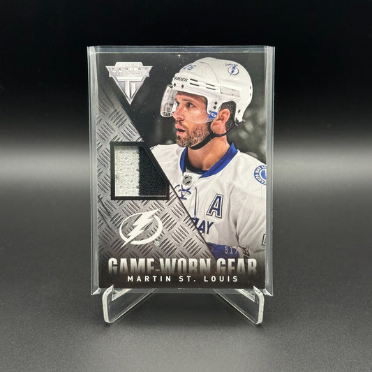 2013-14 Panini Titanium MARTIN ST. LOUIS #GG-MSL Game-Worn Gear Prime /50