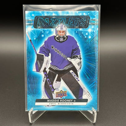 2024-25 UD PWHL MADDIE ROONEY #DZ-20 Dazzlers Blue - 1st EDITION!