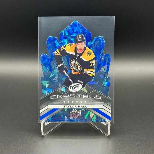 2021-22 UDIce TAYLOR HALL #IC-30 Ice Crystals Die-Cut - Boston Bruins