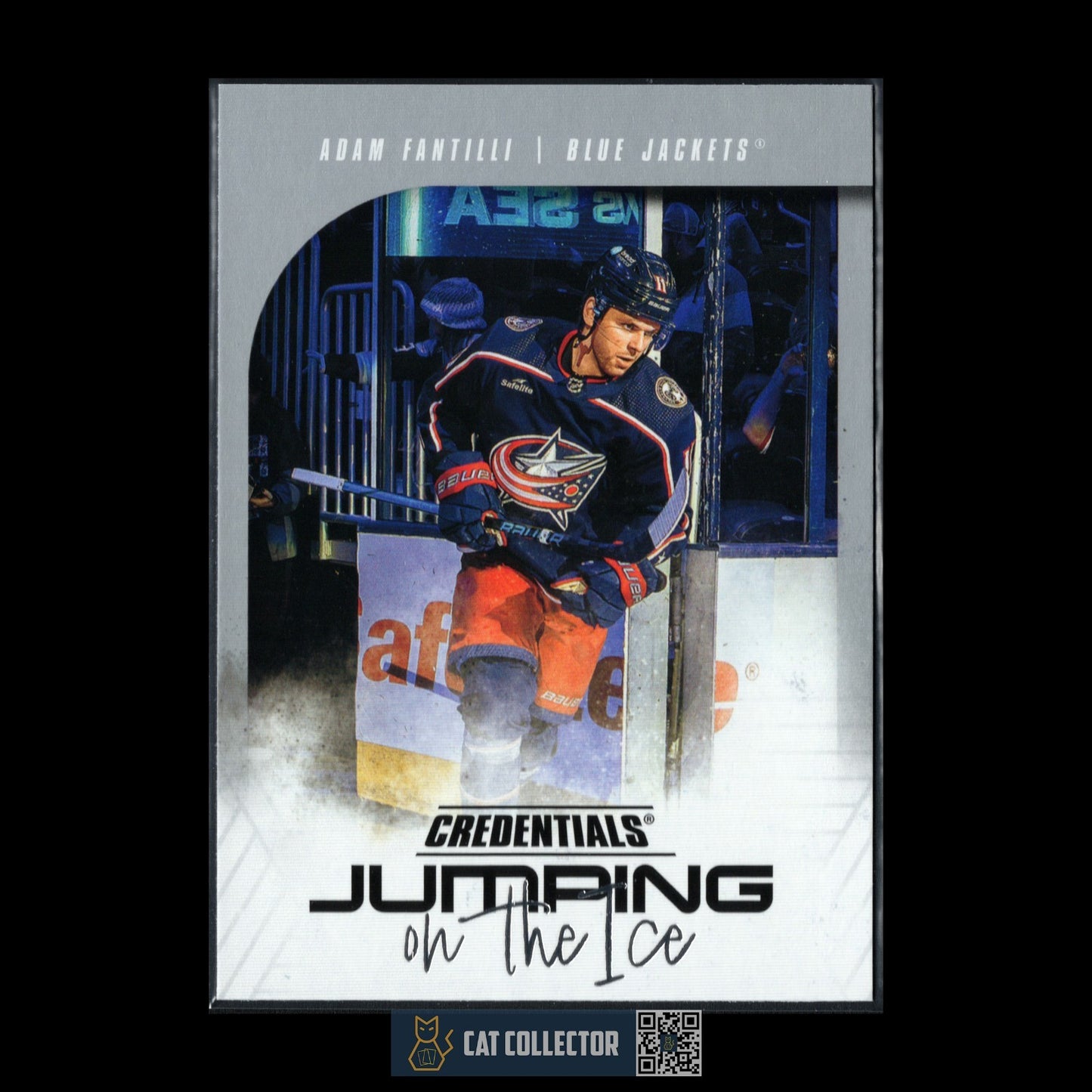 2024-25 UD Credentials ADAM FANTILLI #JI-AF Jumping on the ice