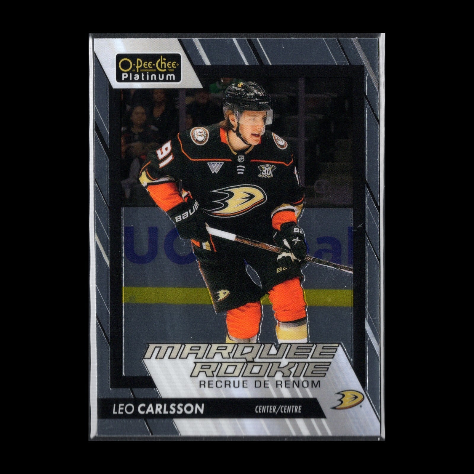 2023-24 O-Pee-Chee Platinum LEO CARLSSON #293 Marquee rookie RC - Anaheim Ducks