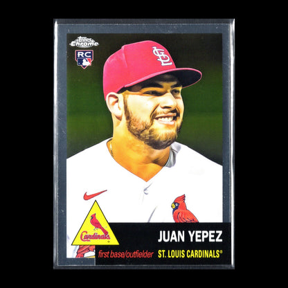 2022 Topps Chrome Platinum Anniversary JUAN YEPEZ #385 RC