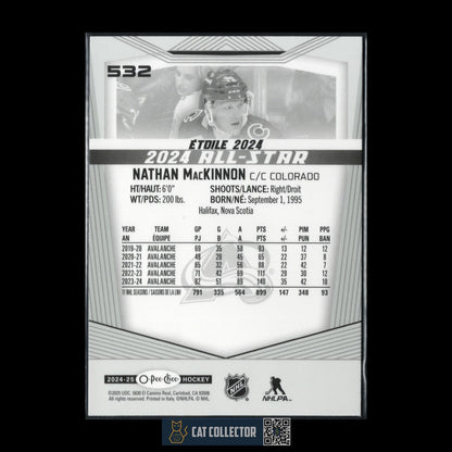 2024-25 O-Pee-Chee Hockey NATHAN MACKINNON #532 2024 All-Star