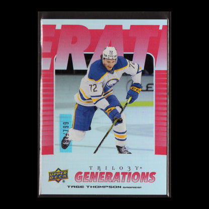 2023-24 UD Trilogy TAGE THOMPSON #TG-7B Generations Red /799