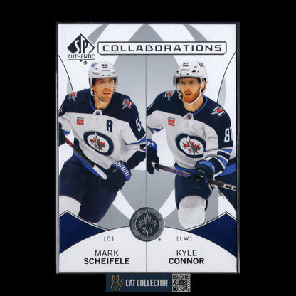 2024-25 UD SP Authentic MARK SCHEIFELE / KYLE CONNOR #C-23 Collaborations