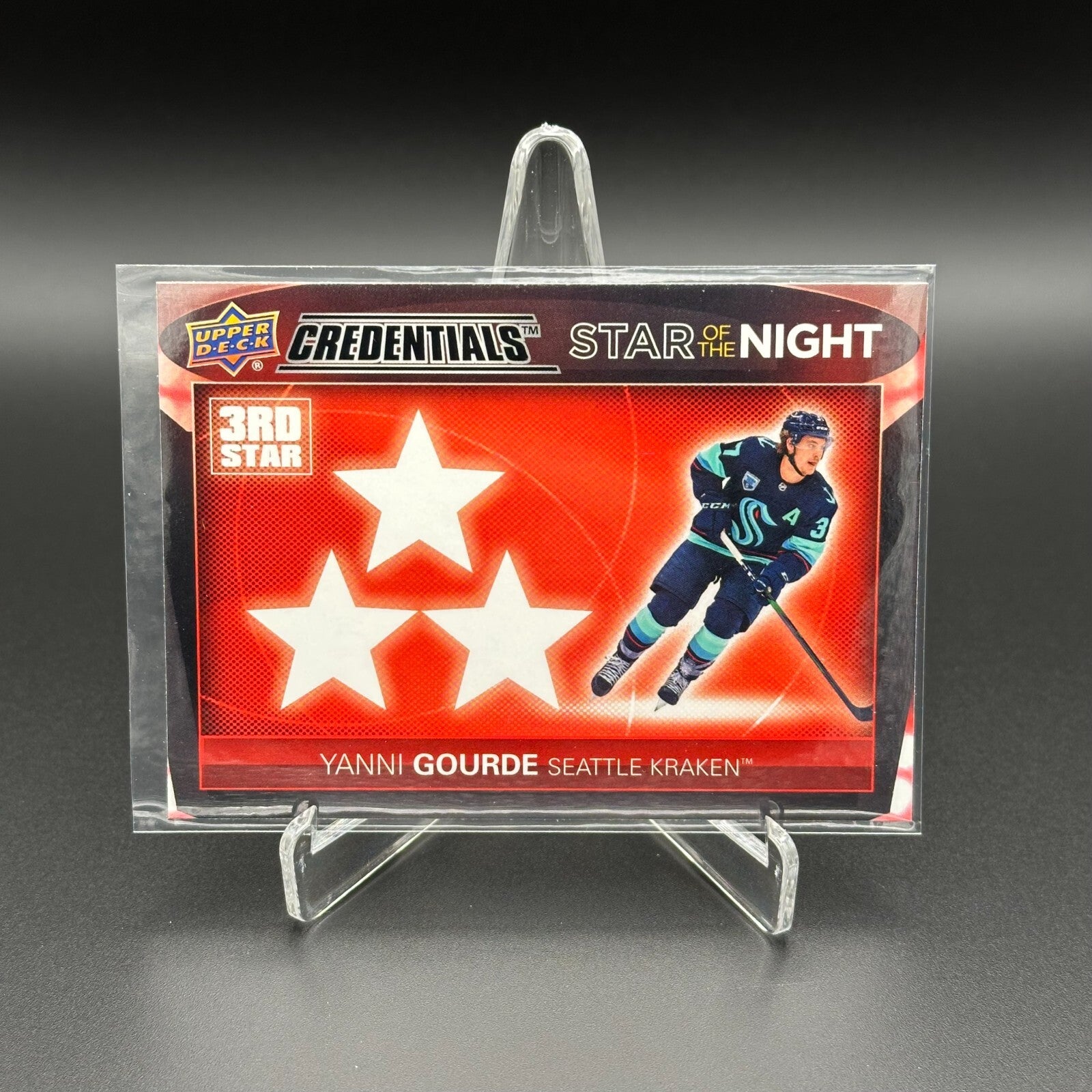 2021-22 UD Credentials YANNI GOURDE #3S-3 Third Star of the Night