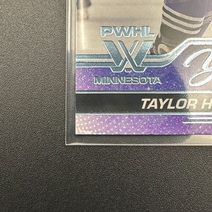 2024-25 UD PWHL TAYLOR HEISE #61 Young guns Deluxe /250 RC MVP - 1st Edition!