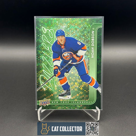 2024-25 UD Series 1 NOAH DOBSON #DZ-50 Dazzlers Green