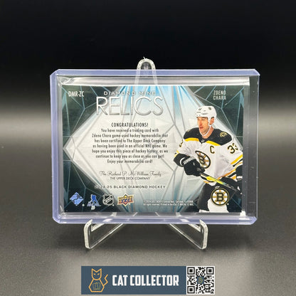 2024-25 UD Black Diamond ZDENO CHARA #DMR-ZC Diamond Mine Relics Jersey