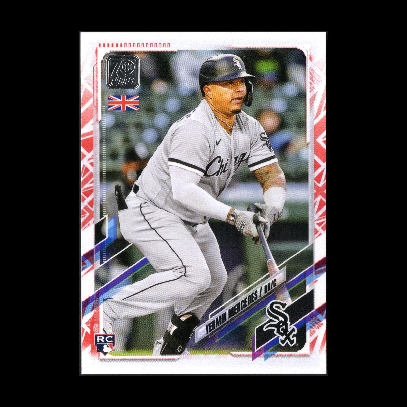 2021 Topps UK Edition YERMIN MERCEDES #10 Union Jack Rookie 54/99