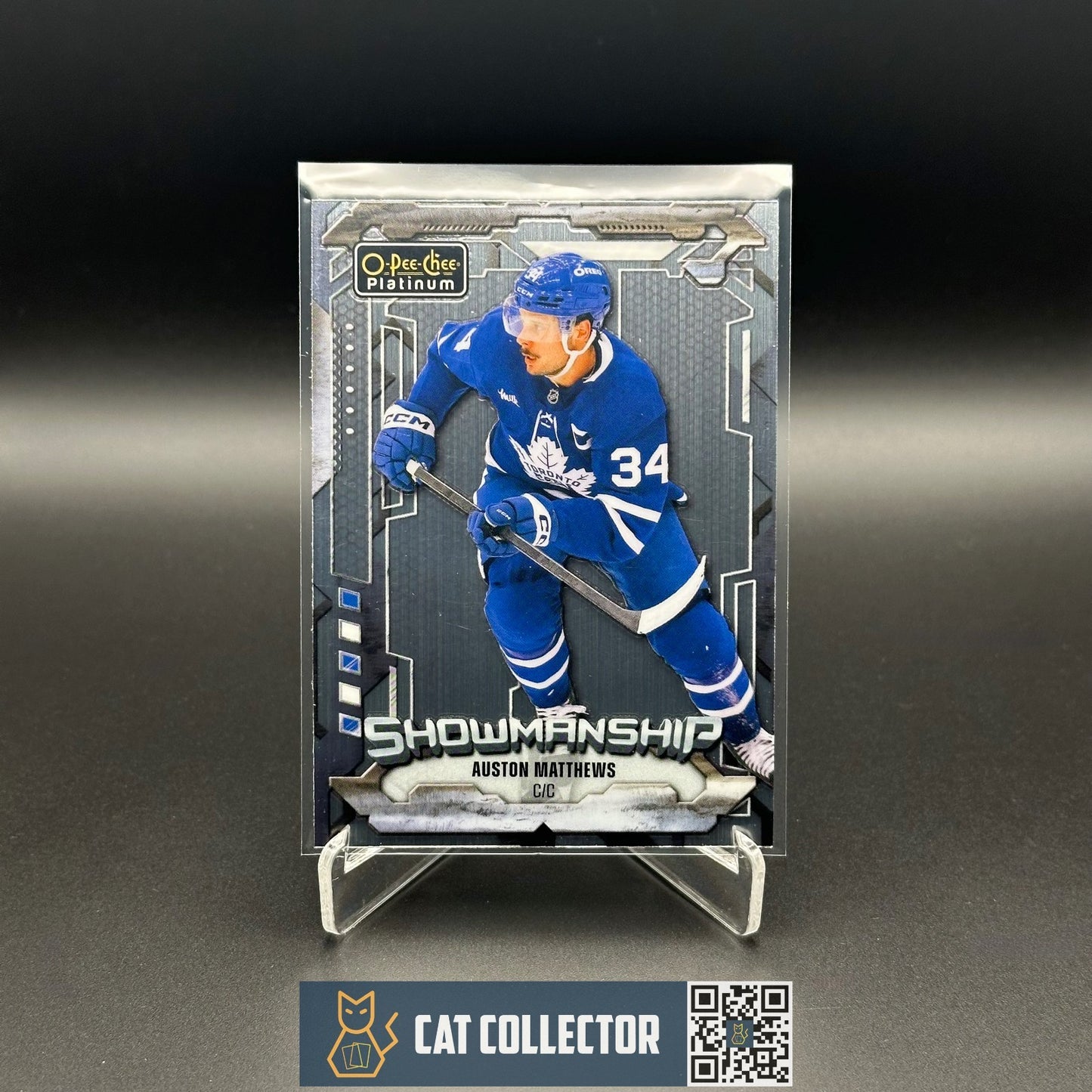 2024-25 O-Pee-Chee Platinum AUSTON MATTHEWS #S-21 Showmanship