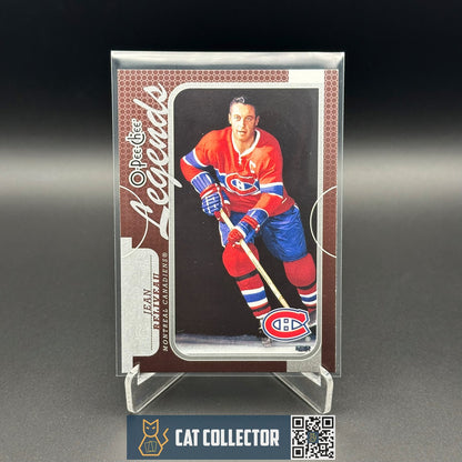 2008-09 O-Pee-Chee Hockey JEAN BELIVEAU #580 Legends