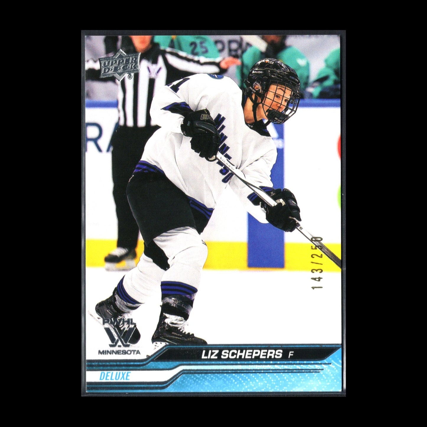 2024-25 UD PWHL LIZ SCHEPERS #46 Deluxe /250 - Minnesota - 1st EDITION!