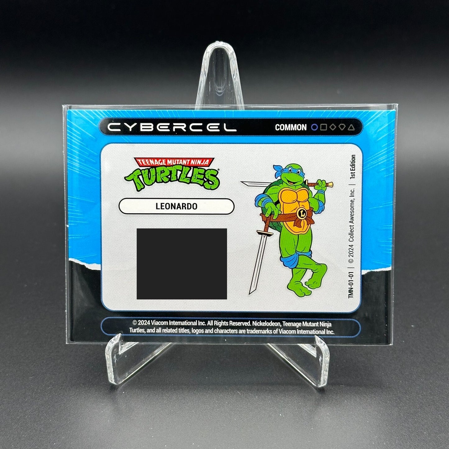 2024 FigPin Cybercel TMNT Series 1 LEONARDO #TMN-01-01 Common - UNSCANNED