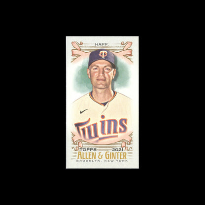 2021 Topps Allen & Ginter's J.A. HAPP #165 Mini - Minnesota Twins