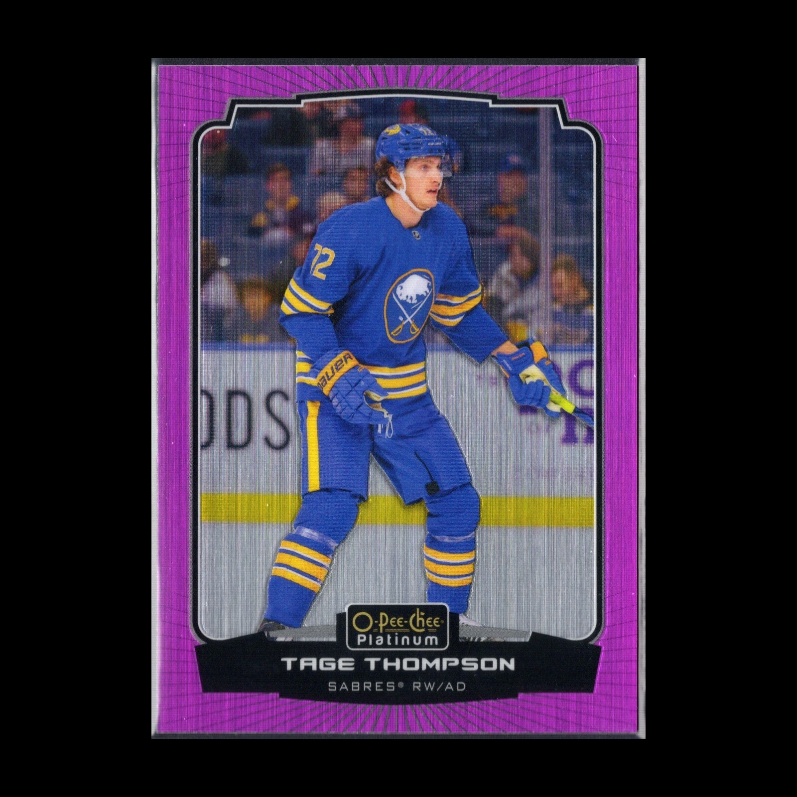 2022-23 O-Pee-Chee Platinum TAGE THOMPSON #132 Matte Pink - Buffalo Sabres