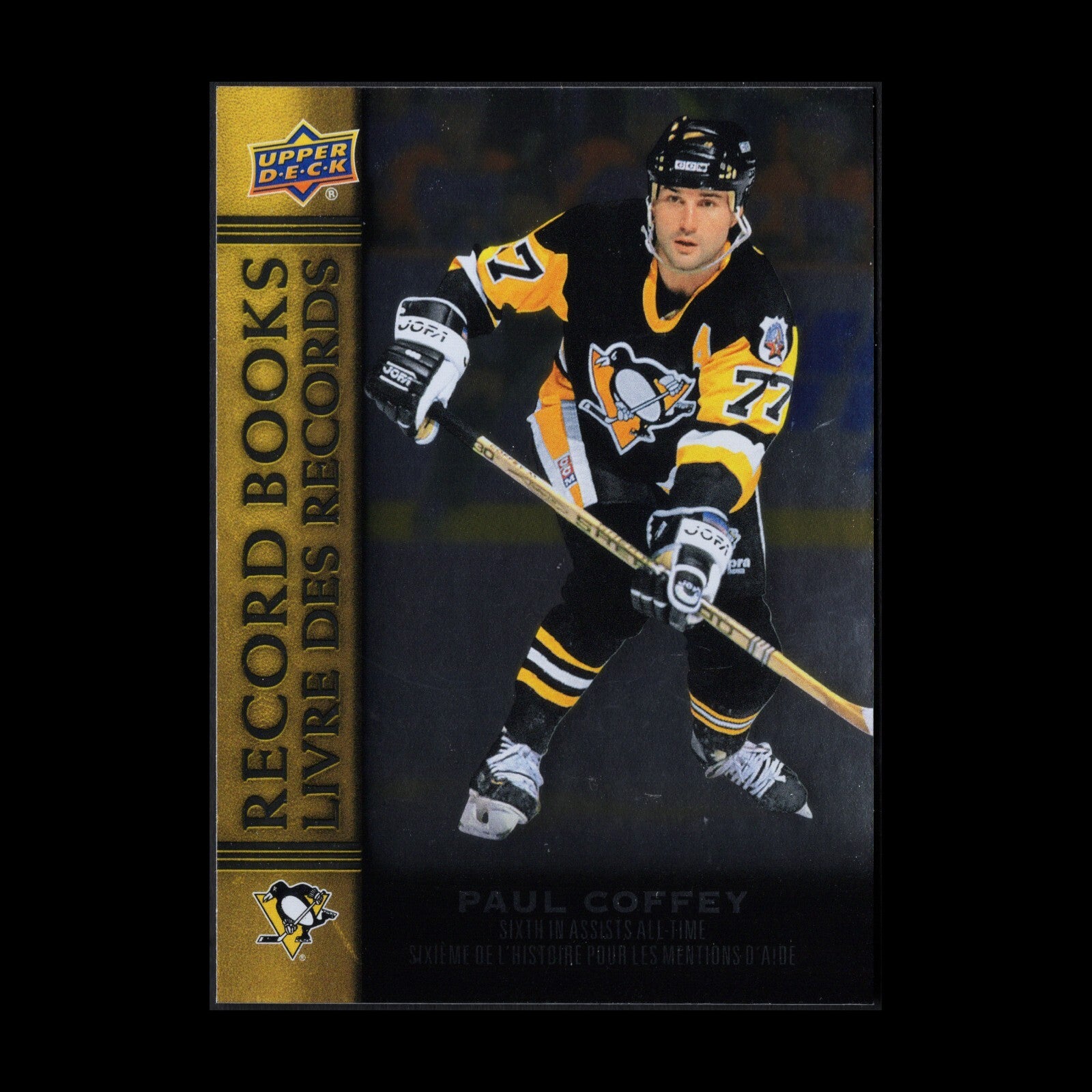 2023 UD Tim Hortons PAUL COFFEY #RB-9 Record Books - Pittsburgh Penguins