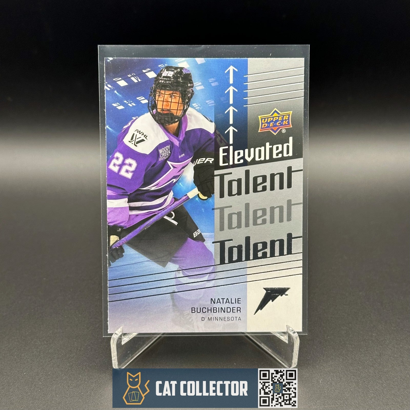 2024-25 UD PWHL NATALIE BUCHBINDER #ET-1 Elevated Talent - Minnesota Frost