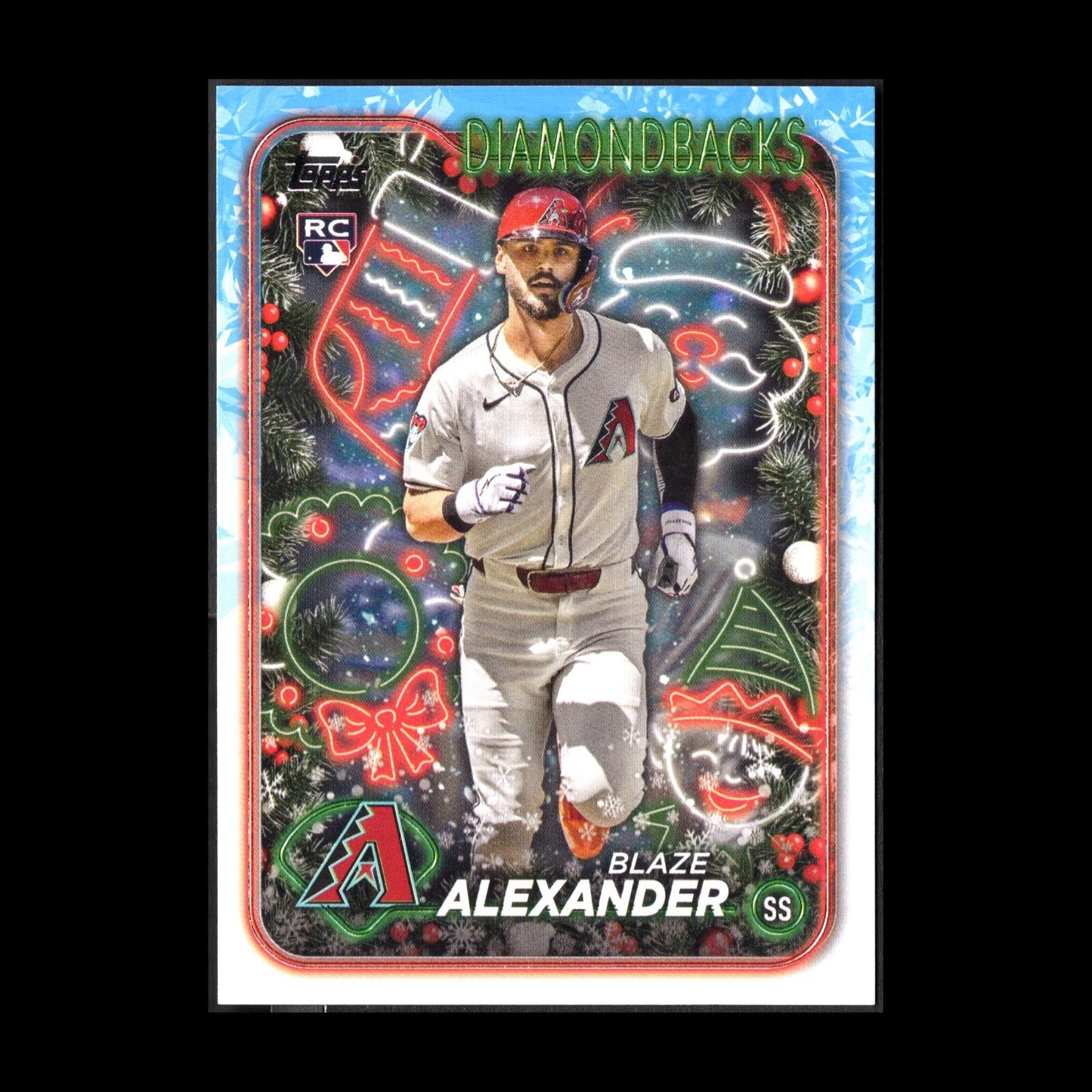 2024 Topps Holiday BLAZE ALEXANDER #H69 RC - Arizona Diamondbacks