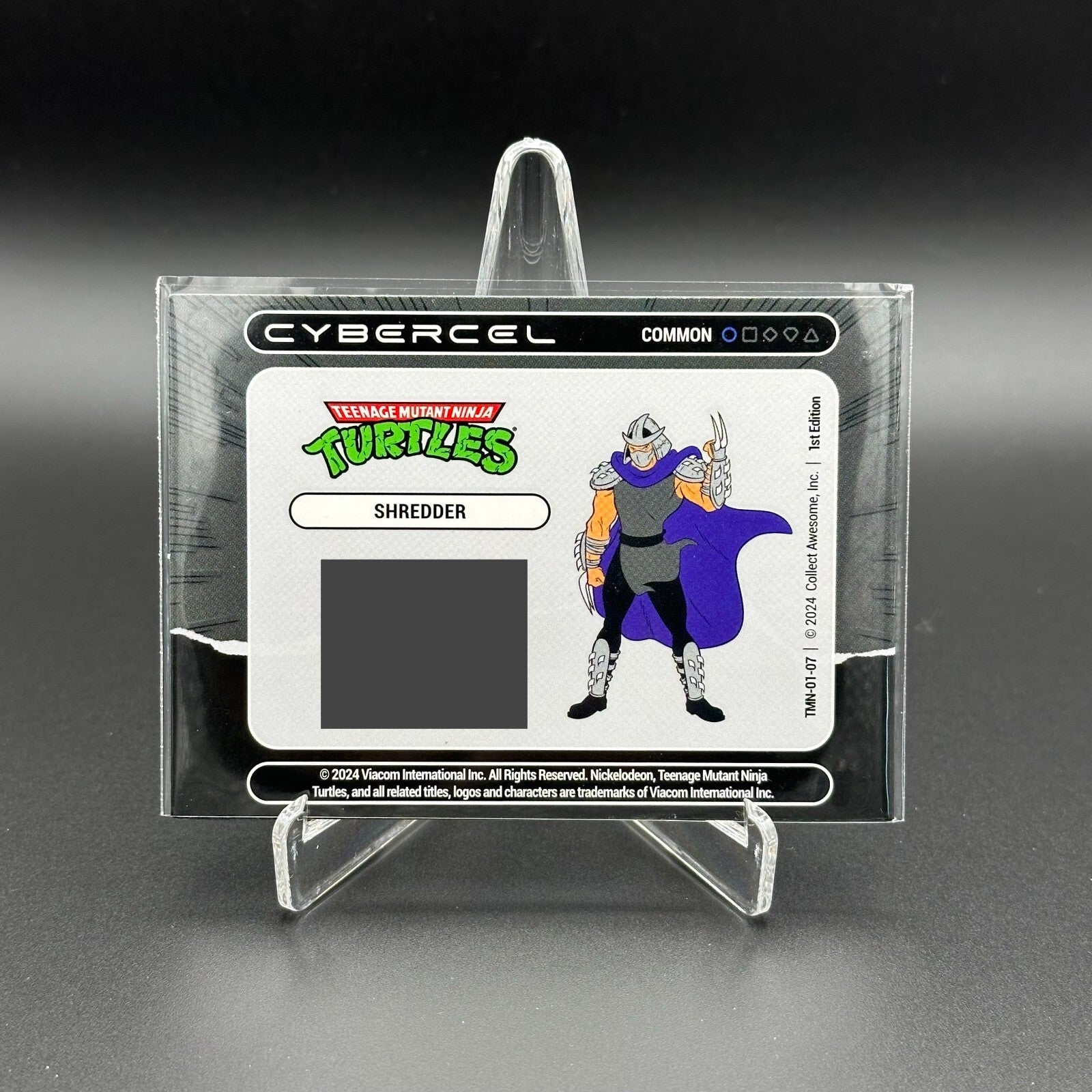 2024 FigPin Cybercel TMNT Series 1 SHREDDER #TMN-01-07 Common - UNSCANNED