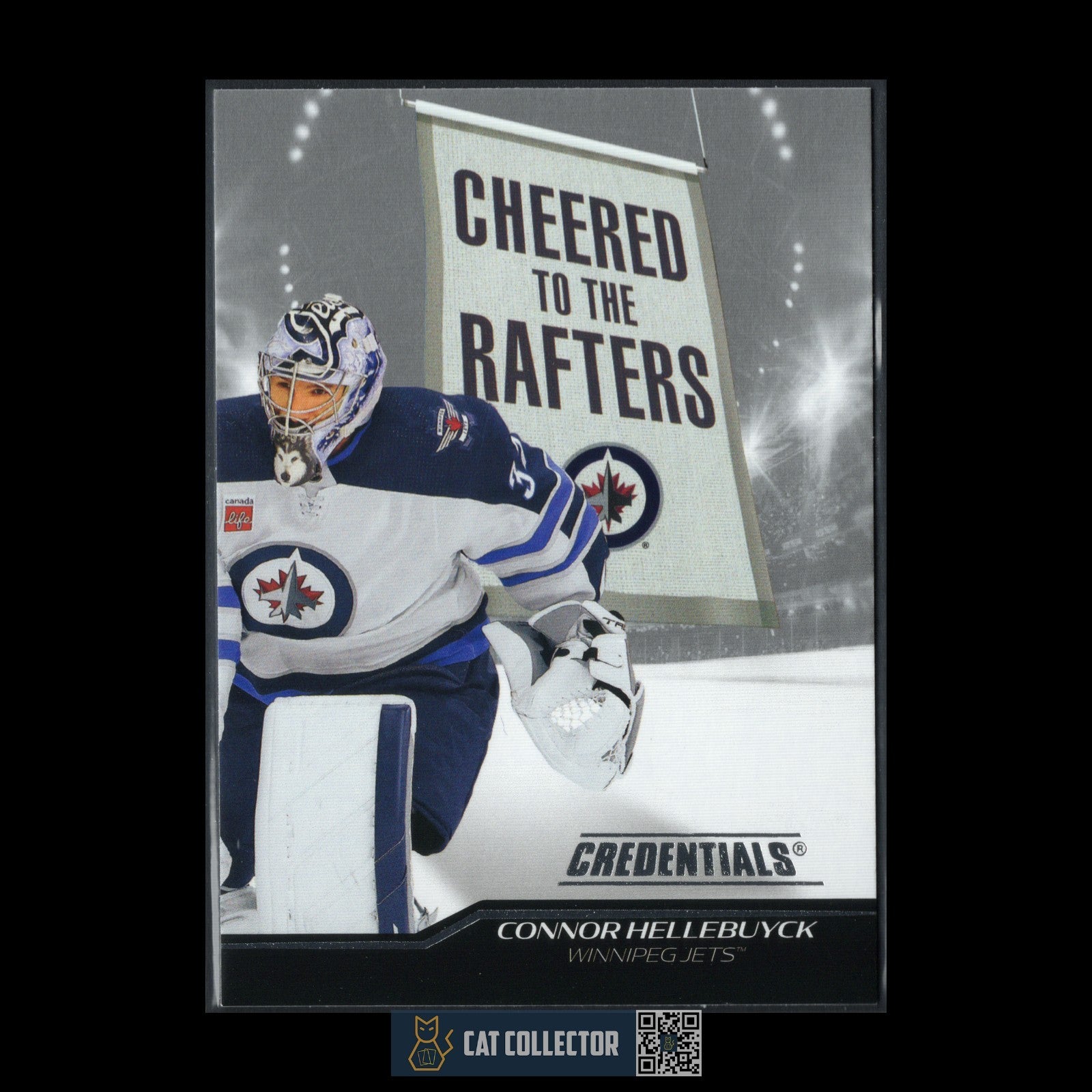 2024-25 UD Credentials CONNOR HELLEBUYCK #CR-CH Cheered to the Rafters