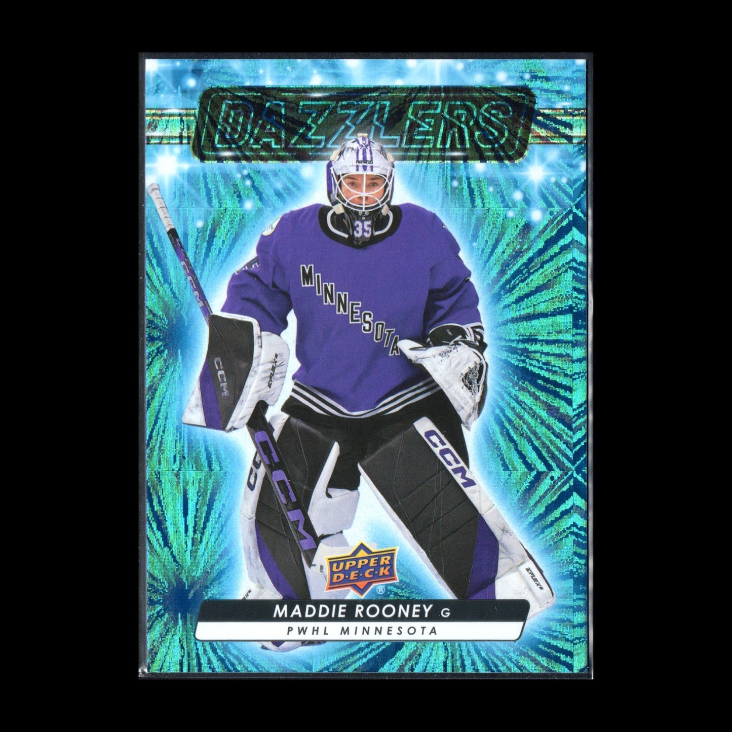 2024-25 UD PWHL MADDIE ROONEY #DZ-20 Dazzlers Blue - 1st EDITION!