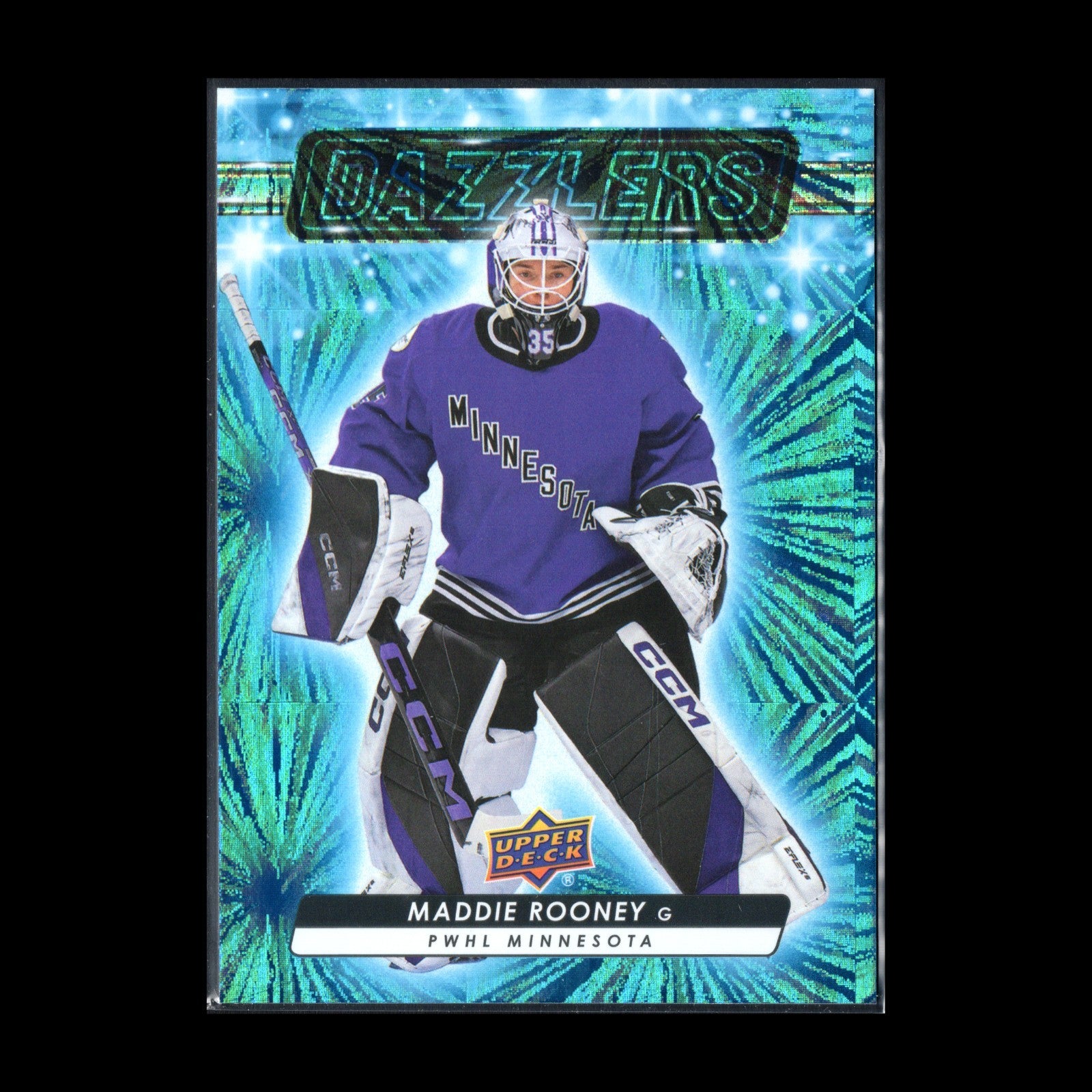 2024-25 UD PWHL MADDIE ROONEY #DZ-20 Dazzlers Blue - 1st EDITION!