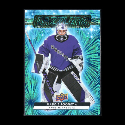 2024-25 UD PWHL MADDIE ROONEY #DZ-20 Dazzlers Blue - 1st EDITION!